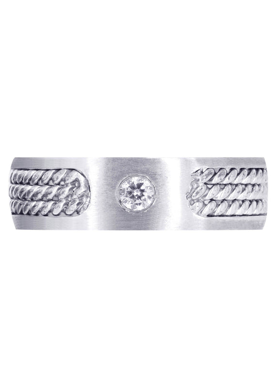 Diamond Mens Engagement Ring | 0.1 Carats (Damon)
