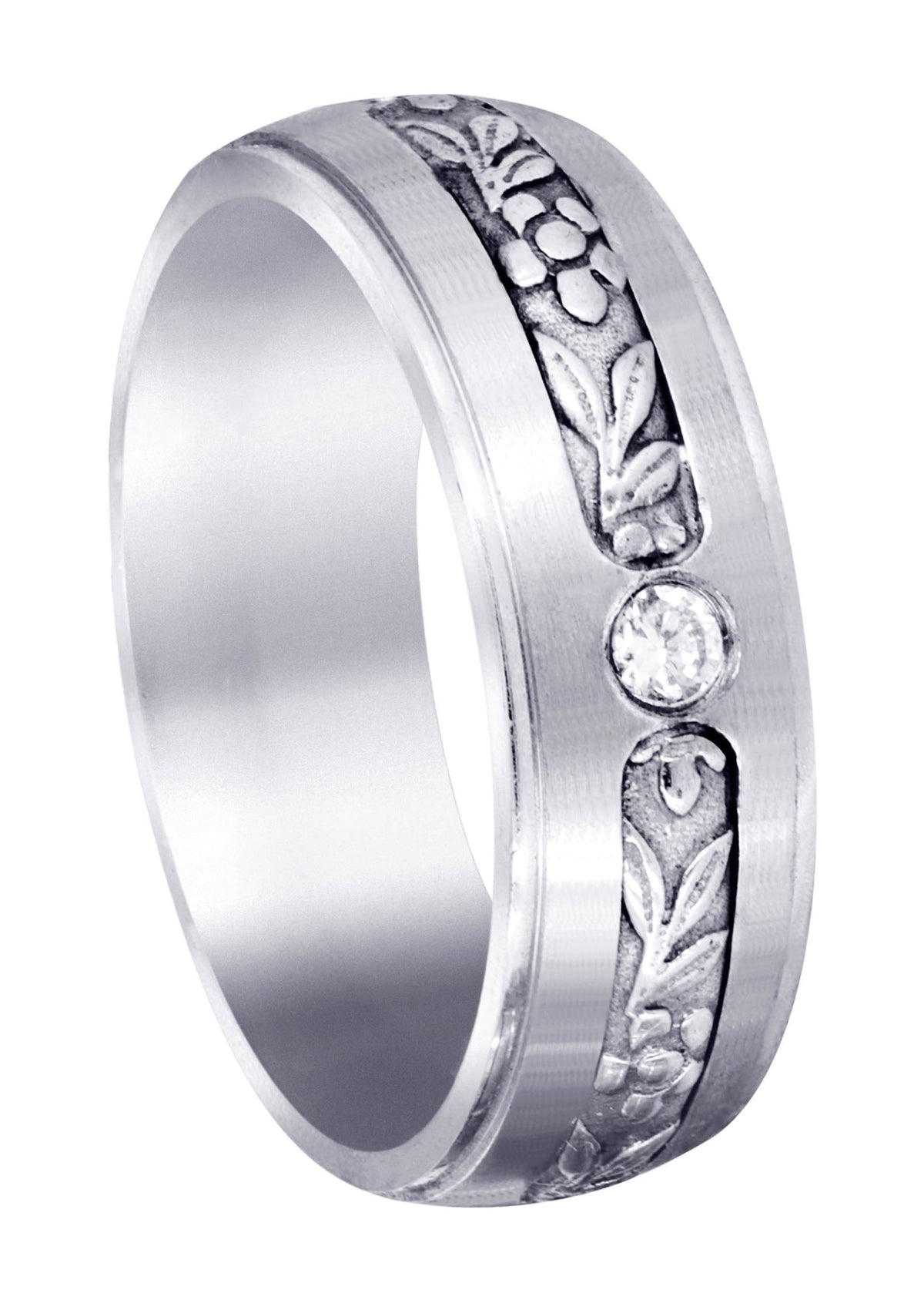 Diamond Mens Engagement Ring | 0.28 Carats | Satin Finish (Barrett)