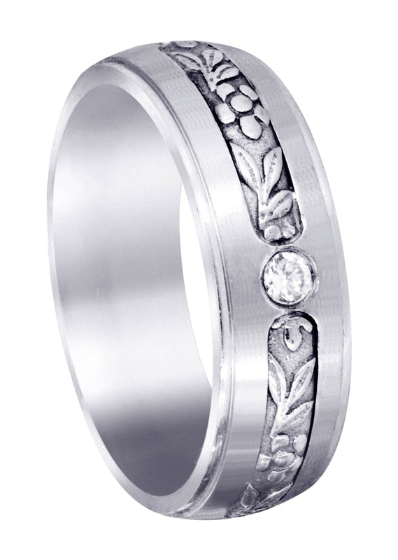 Diamond Mens Engagement Ring | 0.28 Carats | Satin Finish (Barrett)