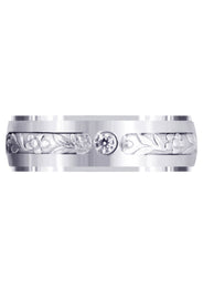 Diamond Mens Engagement Ring | 0.28 Carats | Satin Finish (Barrett)