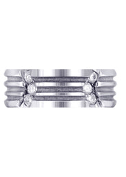Diamond Mens Wedding Band | 0.3 Carats | High Polish Finish (Clark)