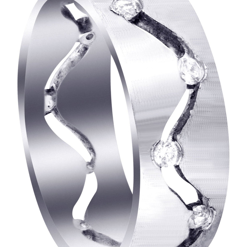 Diamond Mens Wedding Band | 0.36 Carats (Danny)