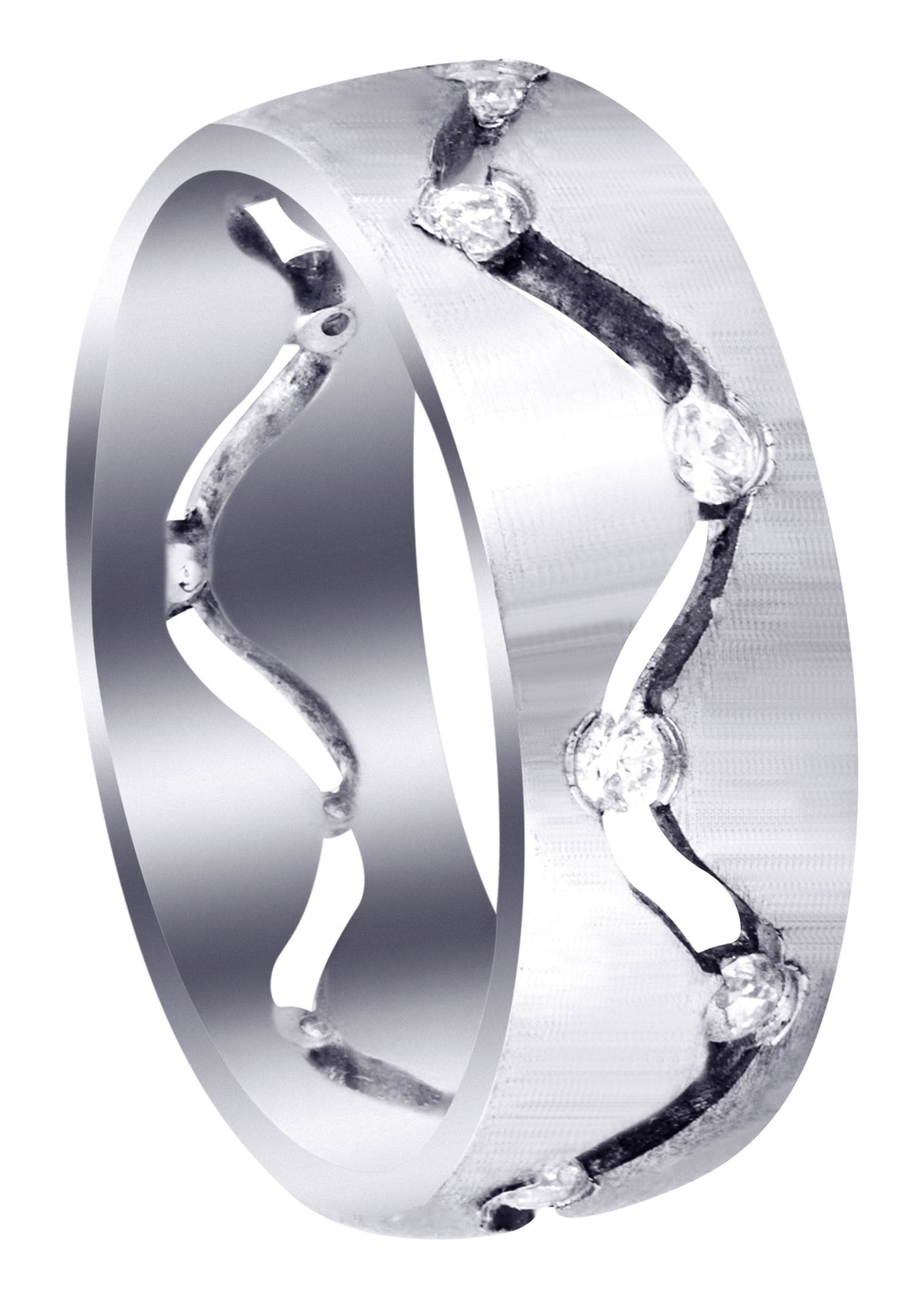 Diamond Mens Wedding Band | 0.36 Carats (Danny)