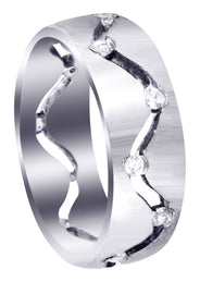 Diamond Mens Wedding Band | 0.36 Carats (Danny)
