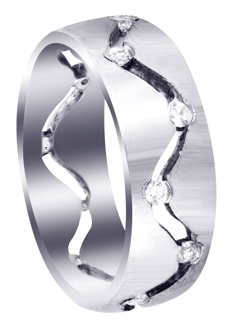 Diamond Mens Wedding Band | 0.36 Carats (Danny)