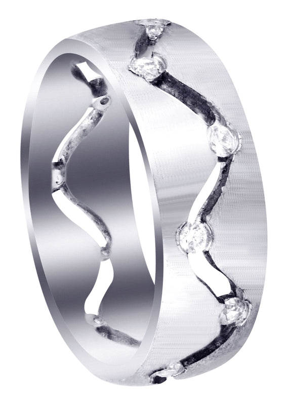 Diamond Mens Wedding Band | 0.36 Carats (Danny)