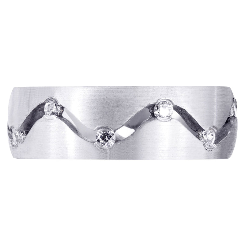 Diamond Mens Wedding Band | 0.36 Carats (Danny)