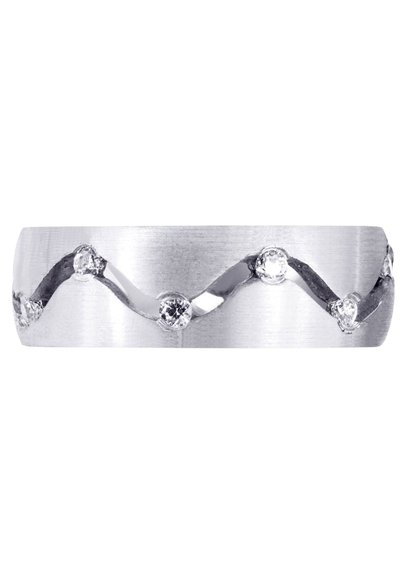 Diamond Mens Wedding Band | 0.36 Carats (Danny)