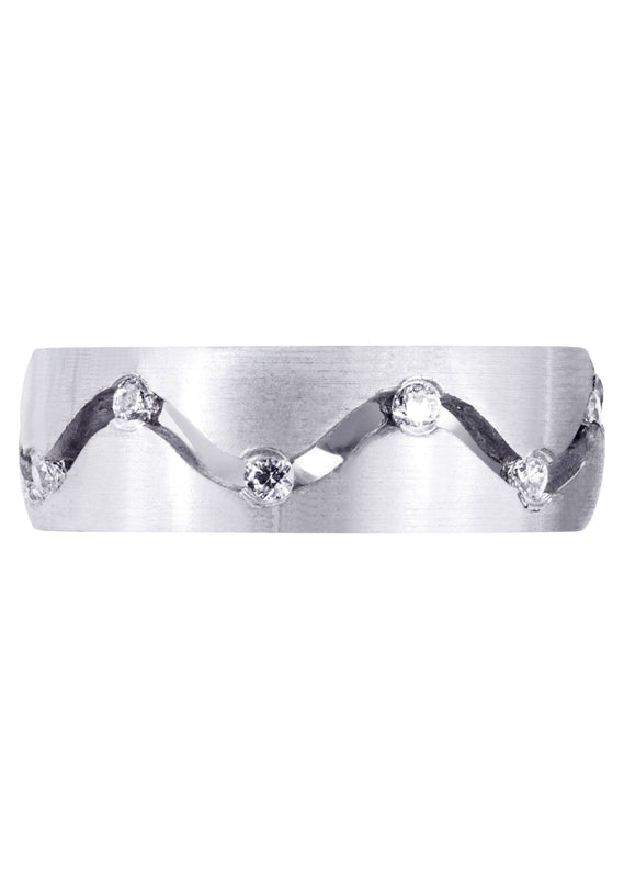 Diamond Mens Wedding Band | 0.36 Carats (Danny)