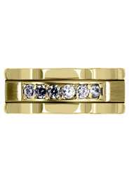 Yellow Gold Diamond Mens Engagement Ring | 0.36 Carats | 0.36 Carats (Chandler)