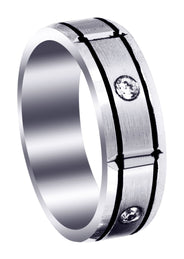 Diamond Mens Wedding Band | 0.25 Carats (Zachariah)