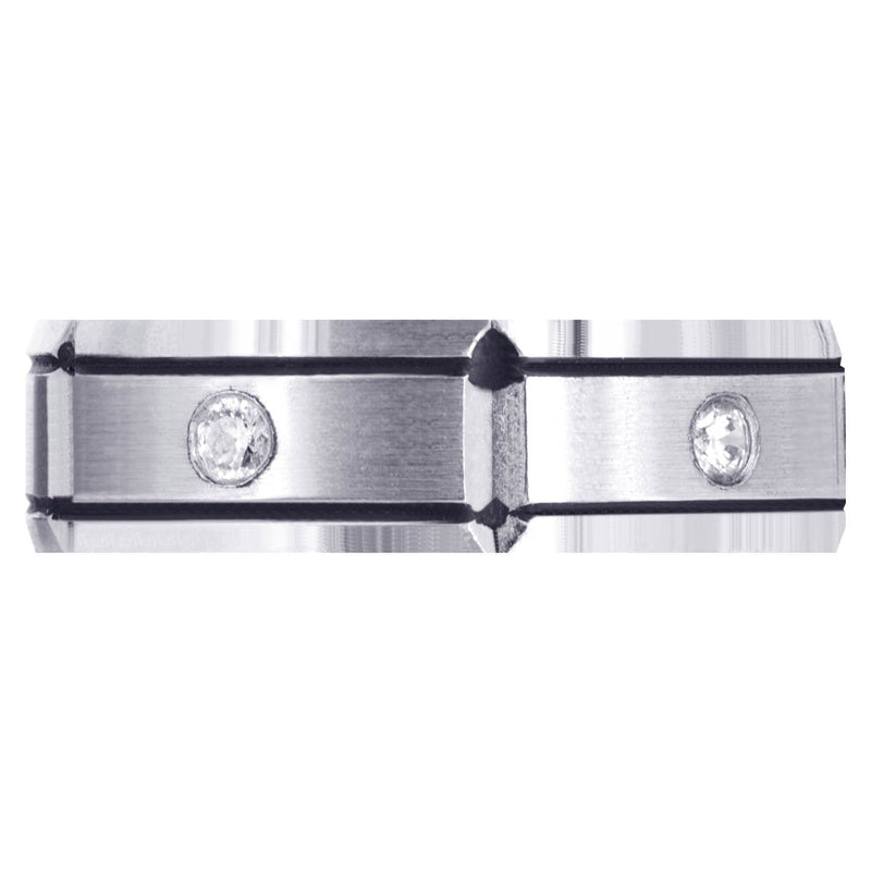 Diamond Mens Wedding Band | 0.25 Carats (Zachariah)
