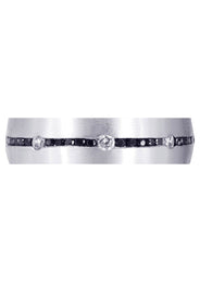 Diamond Mens Wedding Band | 0.24 Carats | Satin Finish (Malcolm)