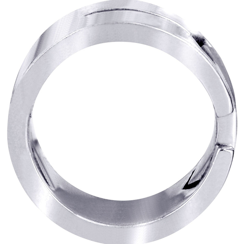 Diamond Mens Wedding Band | 0.07 Carats | Satin Finish (Porter)