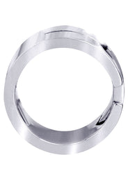 Diamond Mens Wedding Band | 0.07 Carats | Satin Finish (Porter)