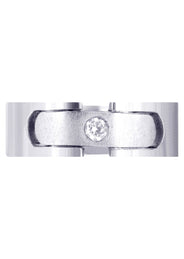 Diamond Mens Wedding Band | 0.07 Carats | Satin Finish (Rory)