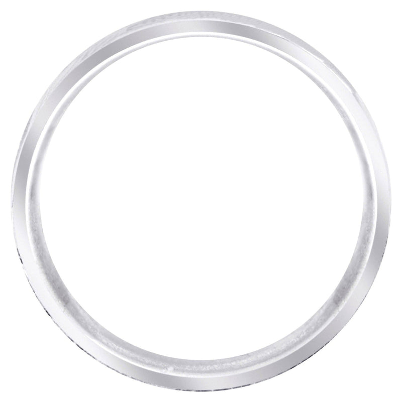 Diamond Mens Wedding Band | 0.07 Carats | Satin Finish (Leland)