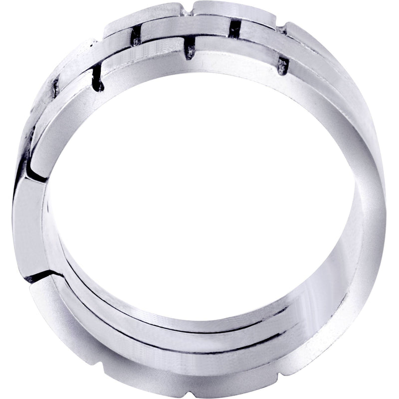 Diamond Mens Engagement Ring | 0.1 Carats | Satin Finish (Ellis)