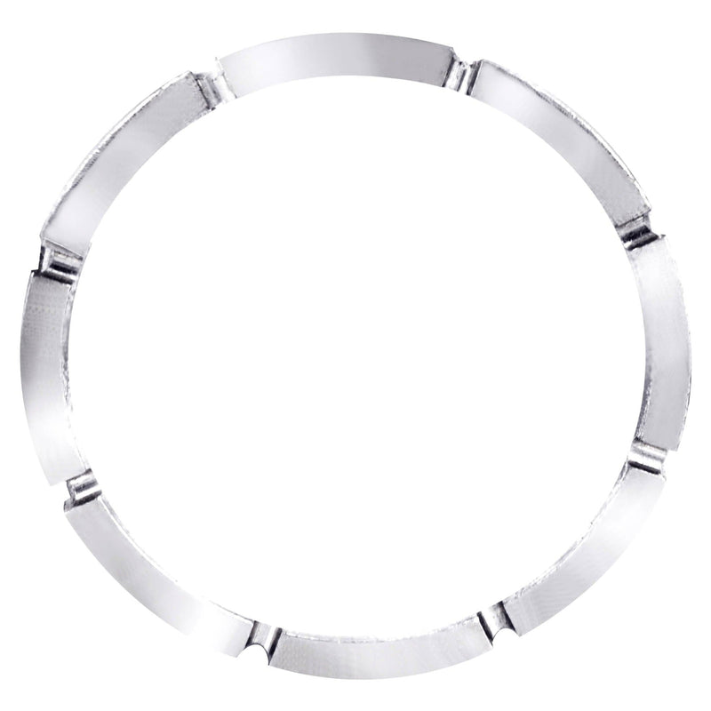 Diamond Mens Wedding Band | 0.48 Carats | Satin Finish (Ace)