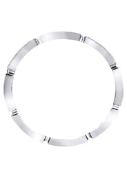 Diamond Mens Wedding Band | 0.48 Carats | Satin Finish (Ace)