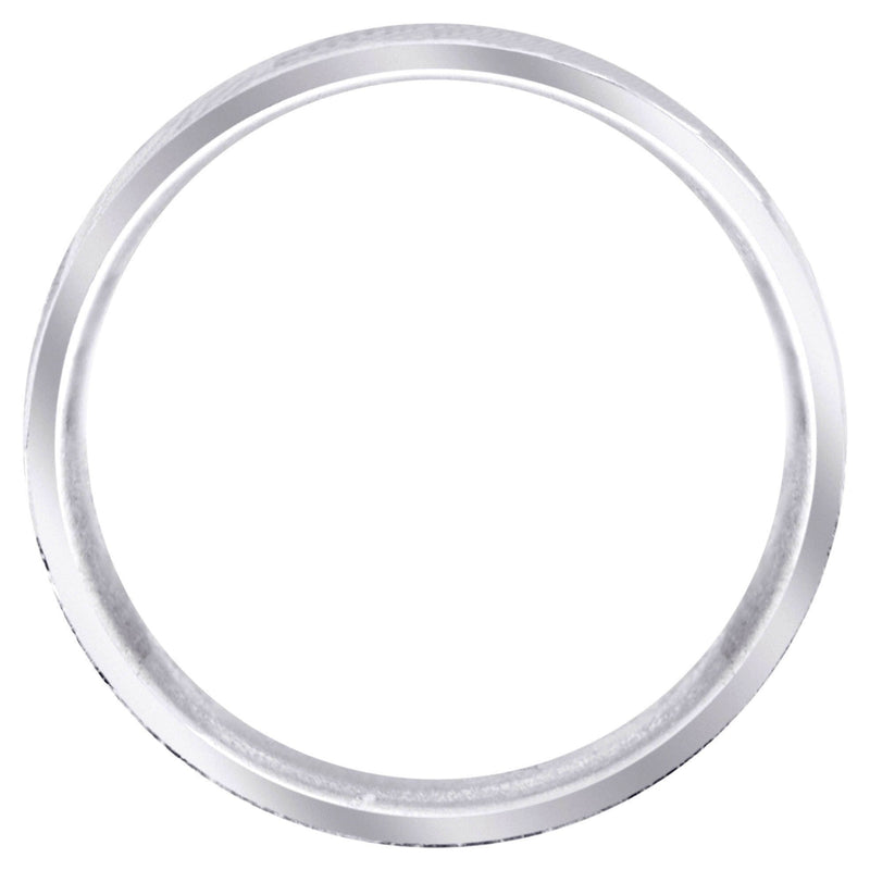 Unique Mens Wedding Band | 0.22 Carats | Sand Blast Finish (Phillip)