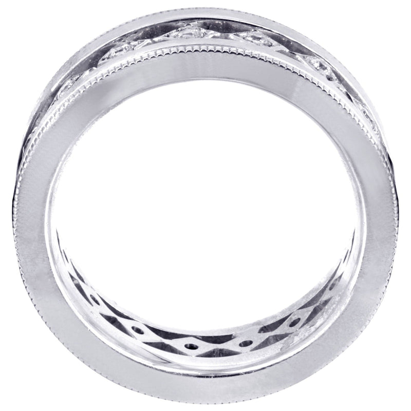 Diamond Mens Wedding Band | 0.25 Carats | Satin Finish (Jayson)