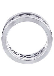 Diamond Mens Wedding Band | 0.25 Carats | Satin Finish (Jayson)
