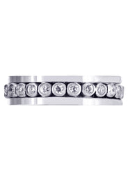 Diamond Mens Wedding Band | 0.52 Carats | High Polish Finish (Finnegan)