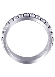 Diamond Mens Wedding Band | 0.52 Carats | High Polish Finish (Finnegan)