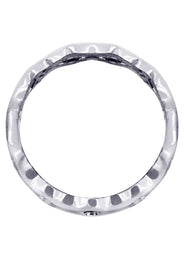 Diamond Unique Mens Wedding Band | 0.18 Carats | High Polish Finish (Bruce)