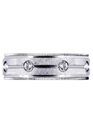 Diamond Mens Wedding Band | 0.56 Carats | Diamond Cut Finish (Jensen)