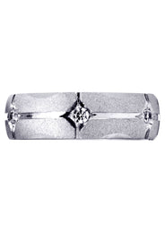 Diamond Mens Wedding Band | 0.3 Carats | Wire Matt Finish (Brendan)