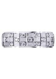 Diamond Mens Wedding Band | 0.17 Carats | Stone Finish (Prince)