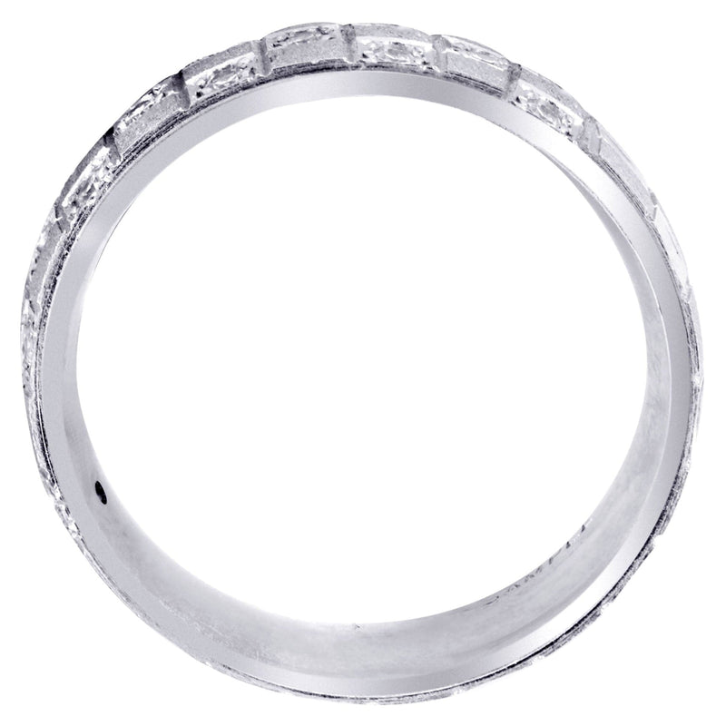 Diamond Mens Wedding Band | 0.17 Carats | Stone Finish (Prince)