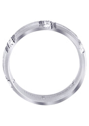 Diamond Mens Wedding Band | 0.54 Carats | Wire Matt Finish (Kade)