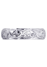 Diamond Mens Wedding Band | 0.2 Carats | High Polish Finish (Abram)