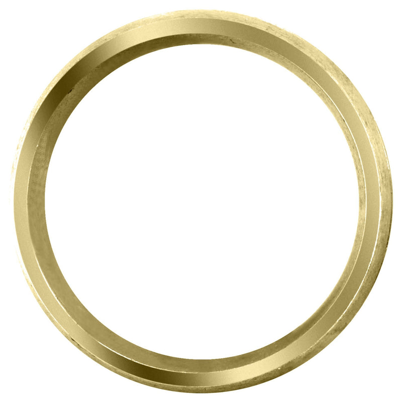 Yellow Gold Diamond Mens Wedding Band | 0.2 Carats | High Polish Finish (Abram)