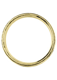 Yellow Gold Diamond Mens Wedding Band | 0.16 Carats | High Polish Finish (Daxton)