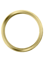 Yellow Gold Diamond Mens Wedding Band | 0.05 Carats | Satin Finish (Malik)