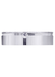 Diamond Unique Mens Wedding Band | 0.05 Carats | Satin Finish (Romeo)