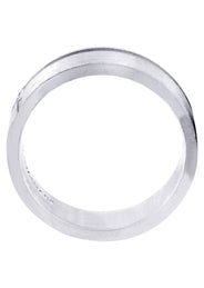Diamond Unique Mens Wedding Band | 0.05 Carats | Satin Finish (Romeo)