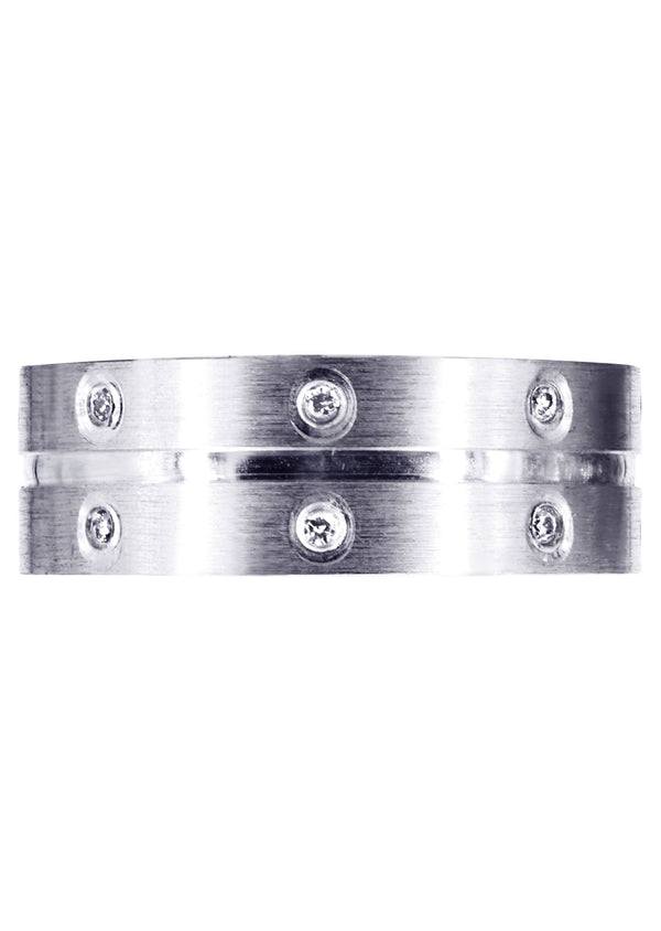 Diamond Mens Wedding Band | 0.24 Carats | High Polish Finish (Zaiden)