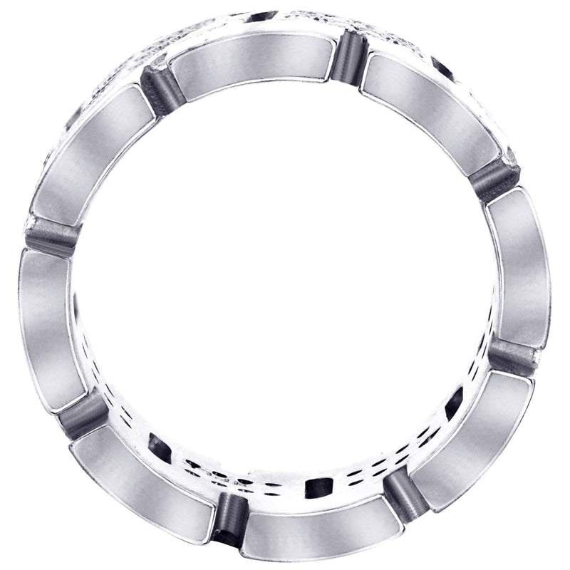 Diamond Mens Wedding Band | 0.64 Carats | High Polish Finish (Ruben)
