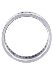 Diamond Mens Wedding Band | 0.8 Carats | Satin Finish (Pedro)