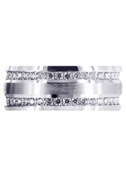 Diamond Mens Engagement Ring | 1.2 Carats | High Polish Finish (Cade)