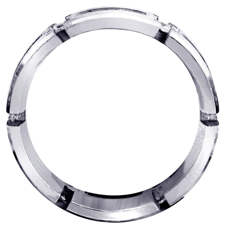 Diamond Mens Wedding Band | 0.3 Carats | Satin Finish (Skyler)