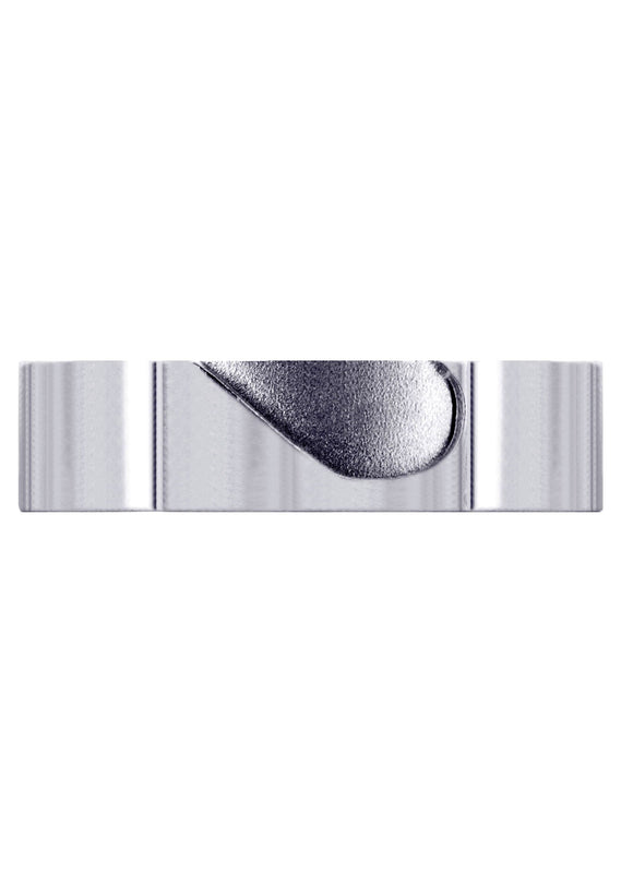 Mens Wedding Band | High Polish Finish (Beckham)