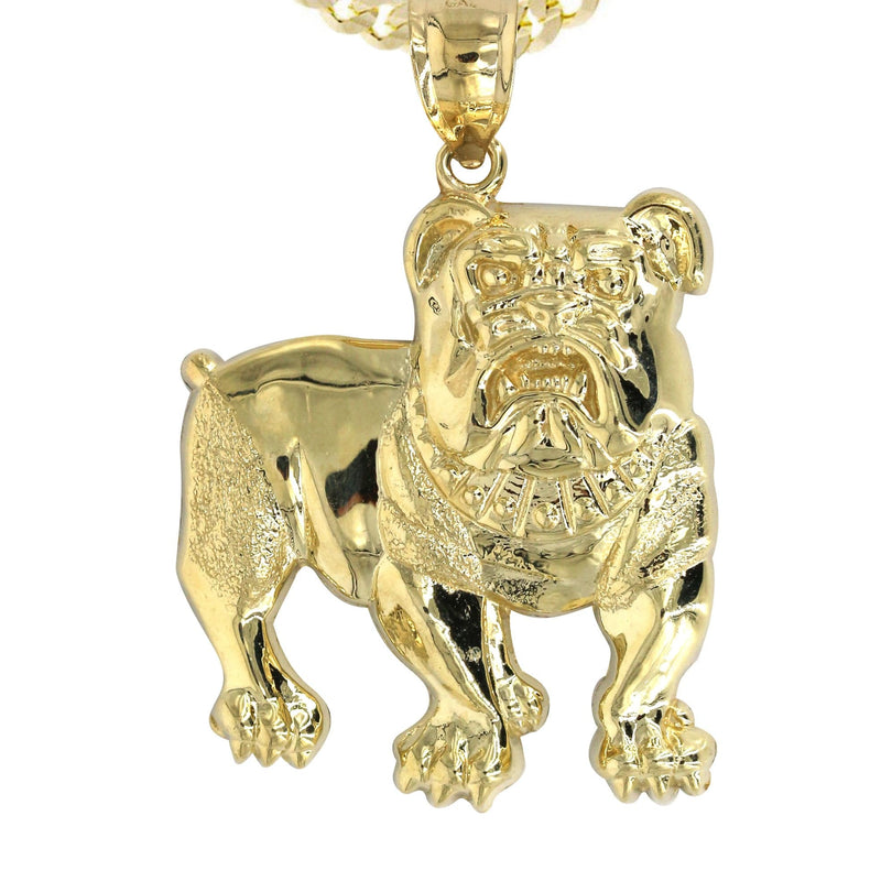 10K Yellow Gold Dog Necklace | Appx. 17.2 Grams