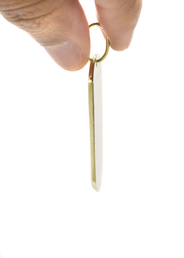 10K Gold  Dog Tag Pendant | Customizable Size