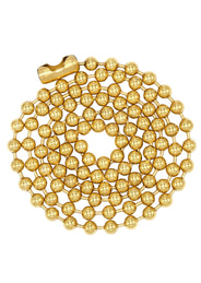 Gold Plated Mens Chain Dog Tag